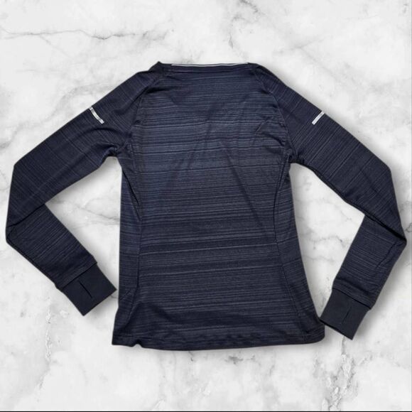 Adidas Medium Running Blue Long Sleeve - Picture 2 of 2